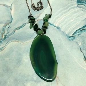 Green Agate Necklace